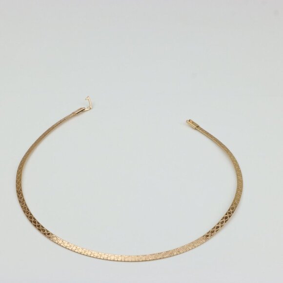 "Elegant Rose Gold Flat Chain Necklace for Women, XPNL0328 - Picture 5 of 10